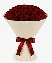 Букет 101 Бордовая роза Блэк Бакарра в Юрово