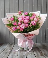 Букет Розовый кустик в Юрово