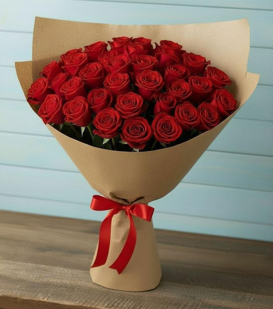 Букет Красные розы Милано в Юрово
