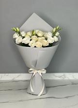 Букет цветов из:  Розы и Лизиантусы в Юрово